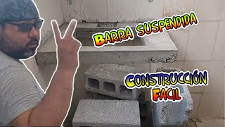 CONSTRUIR BARRA SUSPENDIDA  PARA LAVABO  REPISA  BUILD SUSPENDED SHELF  BATHROOM SINK [upl. by Aivekal]