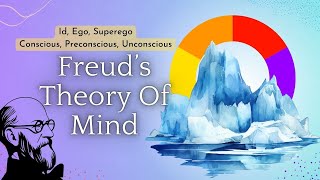 Freuds Theory of Mind  Id Ego Superego I Conscious Preconscious Unconscious Mind [upl. by Ranit118]