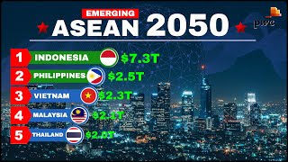 LongTerm Economic Outlook  Philippines Vietnam Malaysia Thailand and Indonesia by 2050 [upl. by Reivazx506]