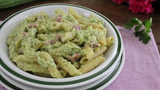 PASTA ALLA CREMA DI ZUCCHINE E PANCETTA facile e cremosa [upl. by Primavera]