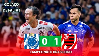 QUE GOLAÇO DE FALTA  Cruzeiro 0 x 1 Flamengo  Melhores Momentos  Brasileirão 2024 [upl. by Amarette]