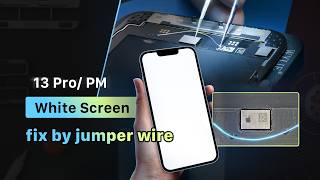 A Common Solution to iPhone 13 ProPro Max White and Green Screen Jumping Wire [upl. by Esiole108]