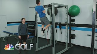 Rory McIlroys strength day workout  GolfPass  Golf Channel [upl. by Chirlin]