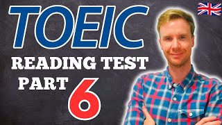 TOEIC Reading Part 6 2023  Get a High Score [upl. by Eillac]