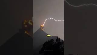 VOLCANIC LIGHTNING science facts satisfying [upl. by Tynan]