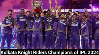 Kolkata Knight Riders CHAMPIONS of IPL 2024 WINNER🏆  SRH Crushed Pat Cummins [upl. by Amethist199]