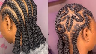 Star design braids [upl. by Mccully]