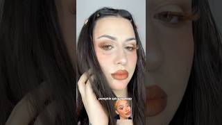 Pumpkin spice makeup tutorial 🎃🧡 [upl. by Kristie912]