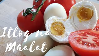 Itlog Na Maalat Recipe Homemade Salted Egg [upl. by Acinemod]