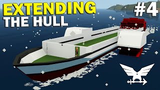 Extending the Hull amp More Paddles  Stormworks Gameplay  Paddle Steamer Build [upl. by Aled87]