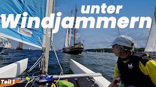 Windjammerparade Kieler Woche 2024 13 begleite Gorch Fock amp Alexander von Humboldt [upl. by Glimp886]