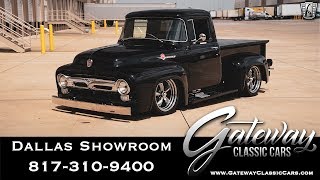 1956 Ford F100 Bagged Show Truck  Gateway Classic Cars of Dallas 1031 [upl. by Jarlath639]