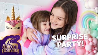 How To Throw A Unicorn Party 🦄 Snacks Activities and MORE ft Fizz Sisters  Unicorn Academy [upl. by Donica613]