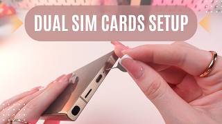 How to Insert Dual SIM Cards in Samsung Galaxy S24 Ultra Quick and Easy Guide [upl. by Hally]