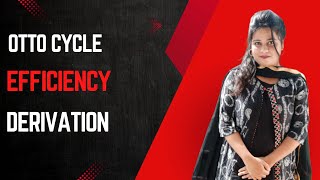 Otto cycle efficiency derivation with pv and ts diagram [upl. by Eelynnhoj698]