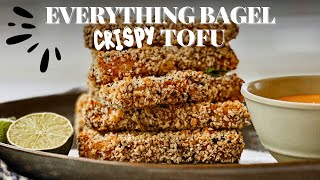 Everything Bagel Crispy Tofu [upl. by Anits67]