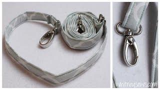 Adjustable Bag Strap  Sewing How to  Whitney Sews [upl. by Sama143]