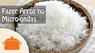 Como Fazer Arroz no Microondas  Receita Prática [upl. by Anneliese618]