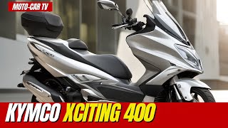 Kymco Xciting 400 The Ultimate Urban Commuter  MOTOCAR TV [upl. by Oicram]