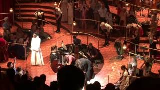 Josh Groban The Great Comet of 1812 Final Curtain Call 722017 with Lucas Steele speech [upl. by Adara]