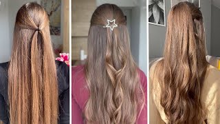 10 DIY HAIRSTYLES FOR MEDIUMLONG HAIR [upl. by Eek]