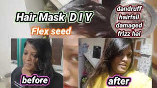 I Tried A DIY Hair Mask Made Of Rice And Flaxseeds trending [upl. by Esimorp]