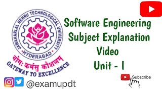 Software Engineering Full Subject Explanation Video  Jntu  Computer Science Engineering [upl. by Ardene]