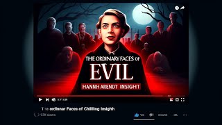 The Ordinary Faces of Evil Hannah Arendts Chilling Insight [upl. by Liponis685]