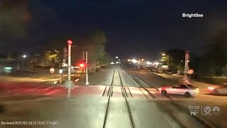 3 Brightline train crashes in 4 days in Palm Beach County [upl. by Huei821]