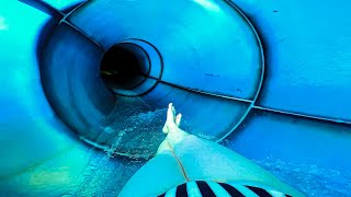 OLD SCHOOL Voyager WaterSlide at Kristall Palm Beach [upl. by Bodwell]