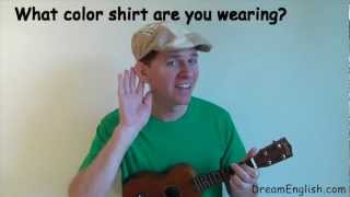 What Color Shirt Colors Song for Children [upl. by Innek]