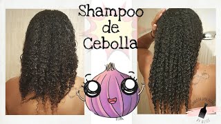 SHAMPOO DE CEBOLLA  Rápido crecimiento capilar  Champú de cebolla casero [upl. by Lyrradal]