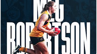 Welcome to Carlton Meg Robertson  AFLW Draft 2023 [upl. by Obola]