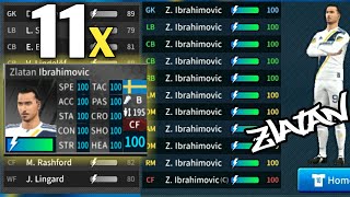 Zlatan Ibrahimovic  Team With 11 Zlatan Ibrahimovic In Dream League Soccer 2019 [upl. by Anayk]