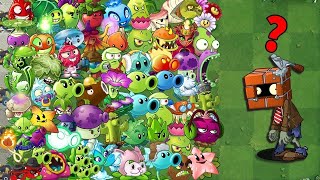 All Plants Vs 99 Brickhead Zombie  Who Will WIn  PvZ 2 Plant vs Plant [upl. by Nosilla133]