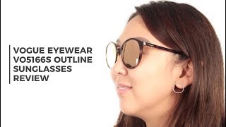 Vogue Eyewear VO5166S Outline Sunglasses Review  SmartBuyGlasses [upl. by Nylekoorb]