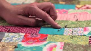 Quilty Tying a Quilt—Quilting Howto [upl. by Photina]