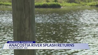 Anacostia splash marks milestone in river cleanup [upl. by Yrohcaz124]