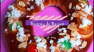 Roscón de Reyes receta rápida y fácil de hacer quotSIN MASA MADREquot🎄👑👑👑🎄 [upl. by Aititel]