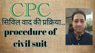 CPC सिविल वाद की प्रक्रिया procedure of civil suit [upl. by Sumetra]