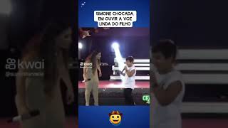 Simone Mendes fica chocada ao ver talento do filho 😮❤ bahia forró musica goiania goiás [upl. by Cornwell252]