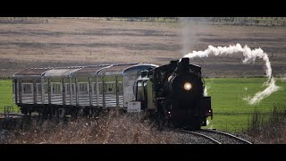 Downssteam tourist Railway BB18 14 1037 water wagon 4 SX coaches test run Drayton to Hendon return [upl. by Judy306]