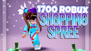 1700 ROBUX SHOPPING SPREE 🛍️🤪PART ONE II Roblox II Lxvender II [upl. by Dotty884]