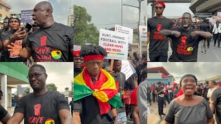 Countryman songoPapa pokuSports ObamaKamkam Boadu storms Accra street for save Ghana fotball Demo [upl. by Eriha963]