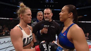 Holly Holm vs Germaine de Randamie Full Fight Full HD [upl. by Wincer]