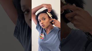 1ST TIME SILK PRESS AT HOME hairstyles naturalhairstyles [upl. by Zetrok]