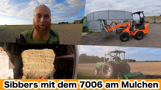 FarmVLOG499  Sibbers mit dem 7006 am Mulchen [upl. by Ahsenav142]