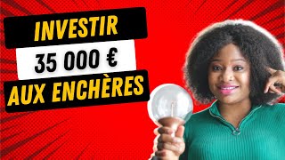 Comment INVESTIR 35 000 € aux Enchères Immobilières  🤫 [upl. by Egbert]