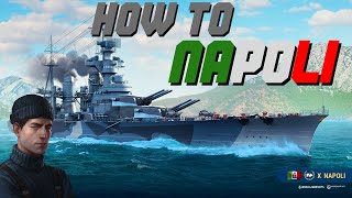 The Ultimate Napoli Guide  Wows Blitz Cruiser Guide [upl. by Cleopatra]