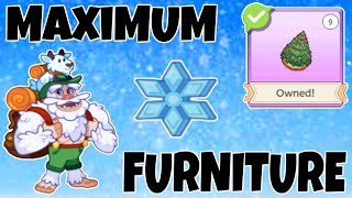 Prodigy Math Game  MAXIMUM Furniture Bought in Winterfest 2023 [upl. by Immanuel]